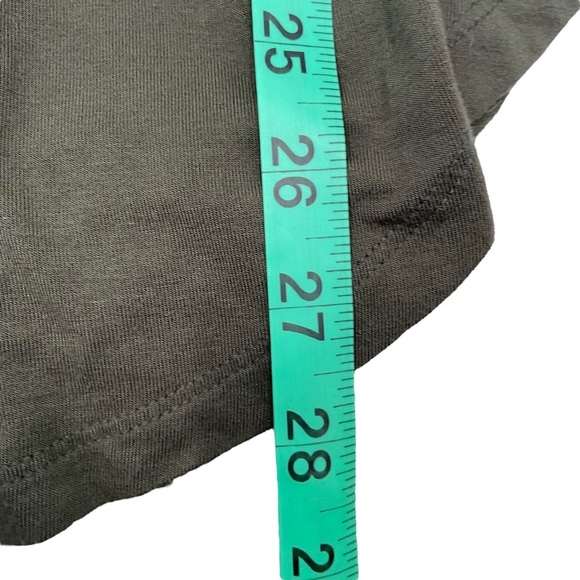 Torrid Stretch Challis Tunic Top Olive Green Size 0 M/L - Picture 8 of 9